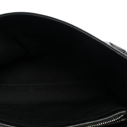 Saint Laurent Grain De Poudre Medium West Hollywood Monogram Fold-Over Black 5 of 9