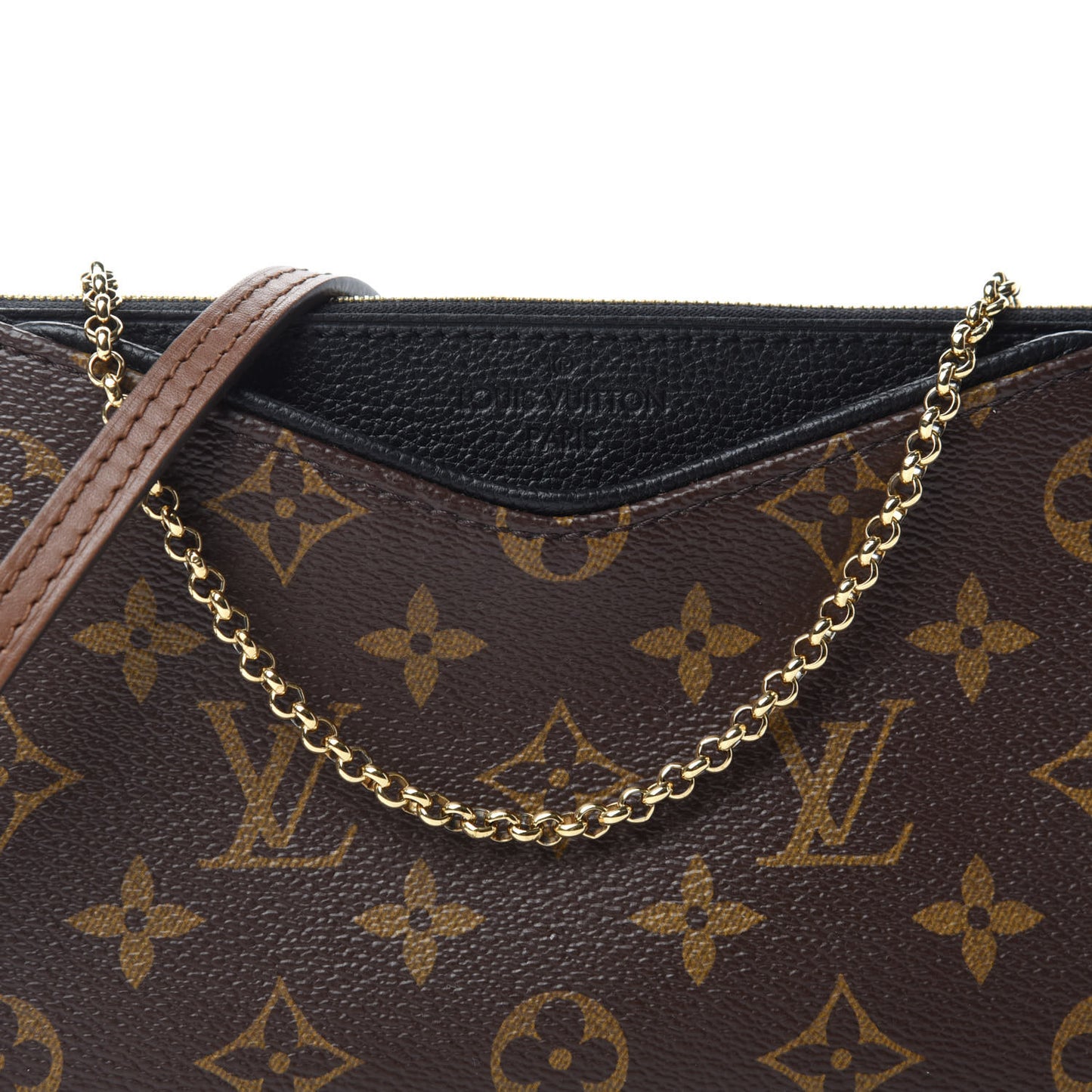 Monogram Pallas Clutch Black