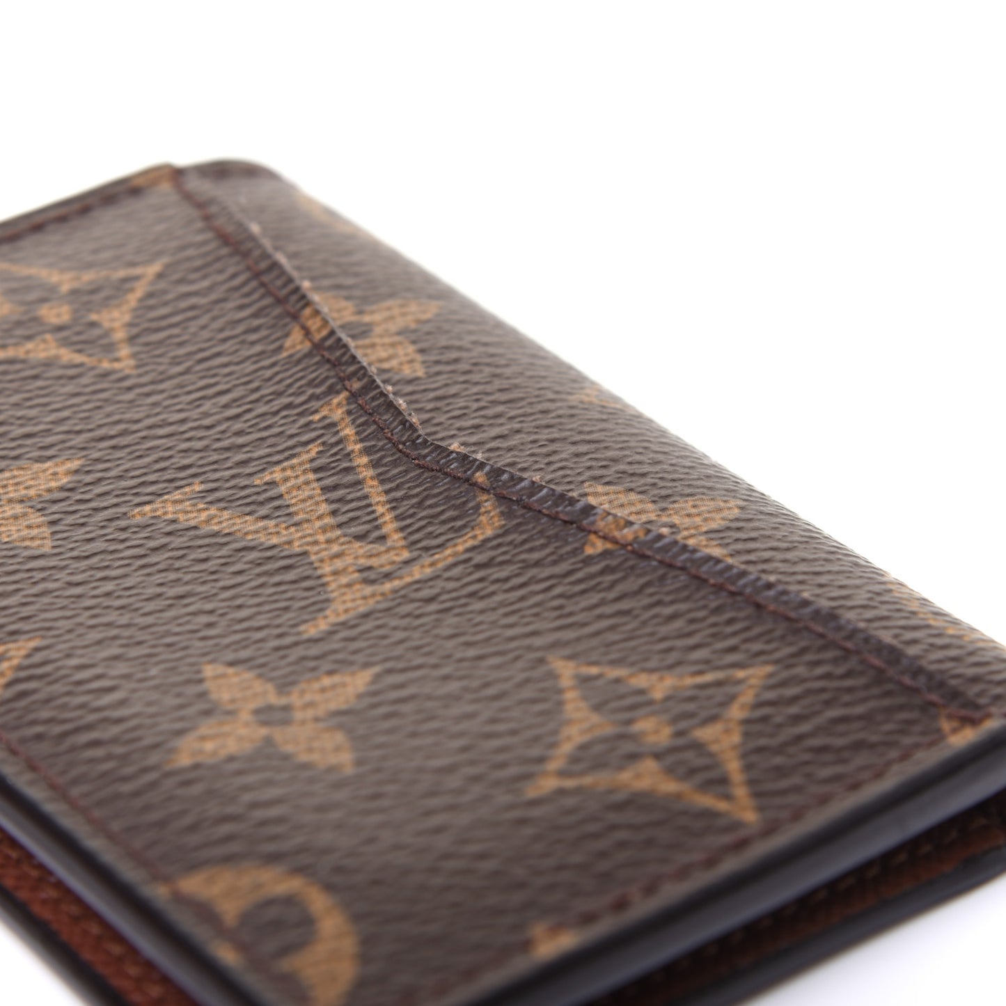 Monogram Pocket Organizer Card Holder NM