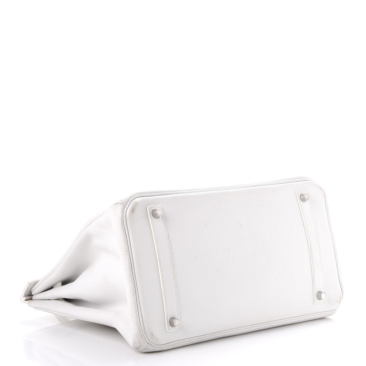 Taurillon Clemence Birkin 35 White