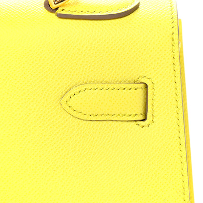 Hermes Epsom Kelly Sellier 32 Soufre 10 of 37