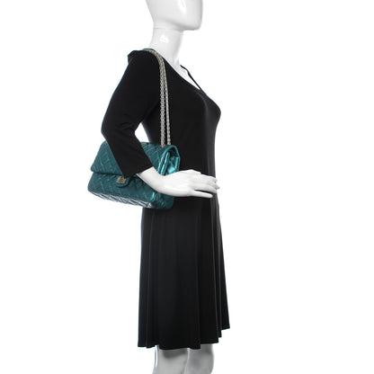 Chanel Metallic Calfskin Quilted 2.55 Reissue 226 Flap Turquoise 2 of 7