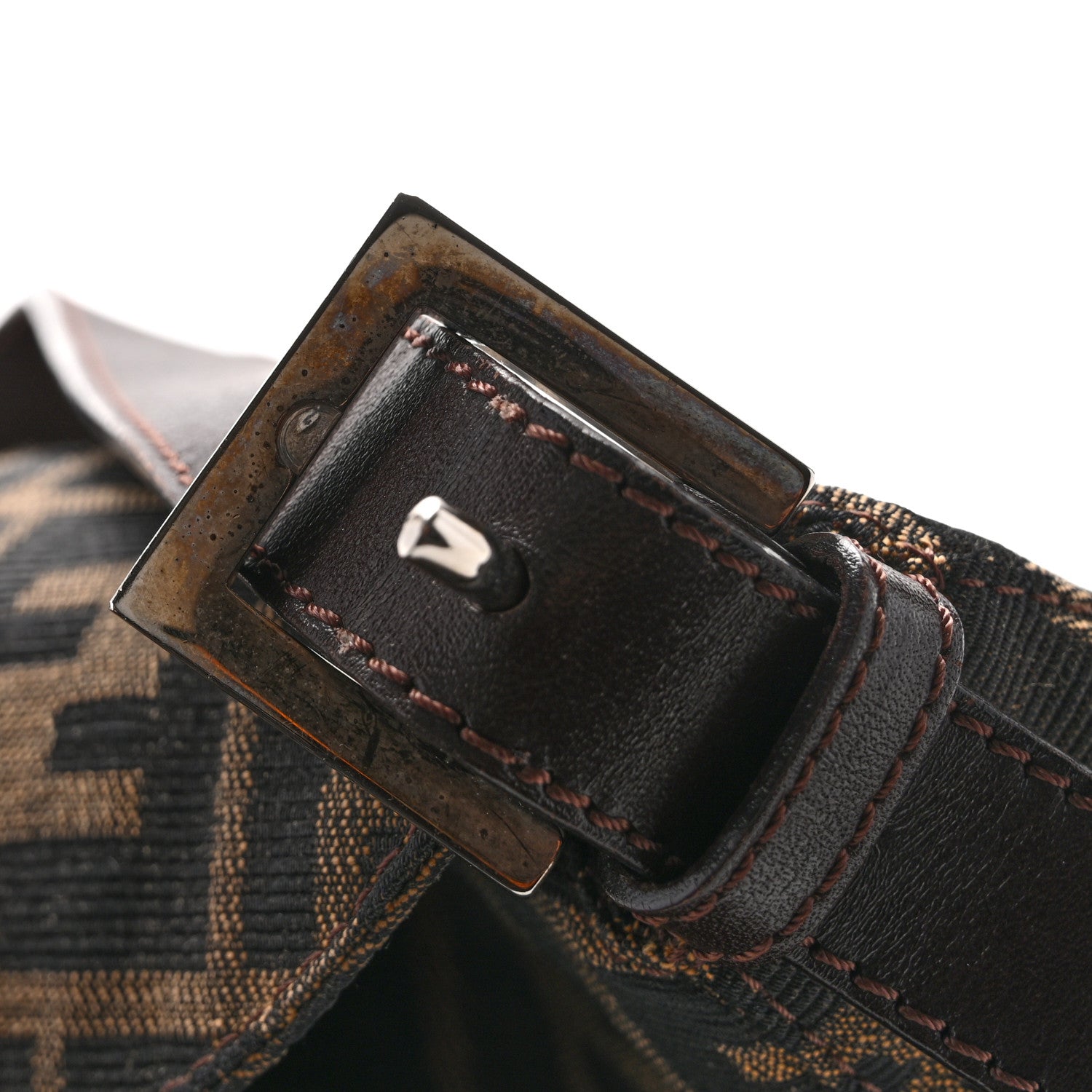 Fendi Zucca Shoulder Bag Tobacco 13 of 14