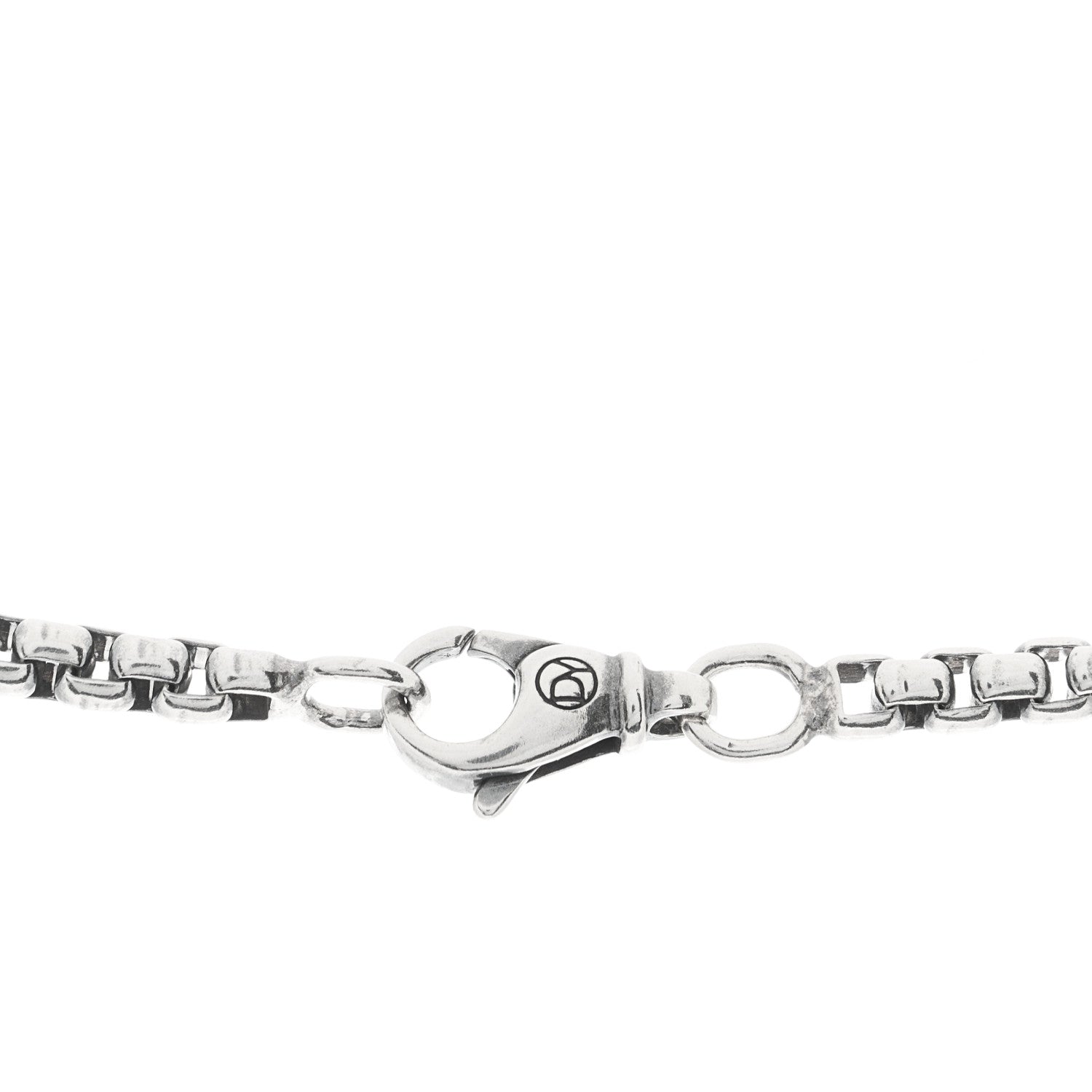 David Yurman Sterling Silver 3.6mm Box Chain Necklace 20" 3 of 4