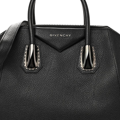 Givenchy Sugar Goatskin Kenya Metal Small Antigona Black 7 of 9
