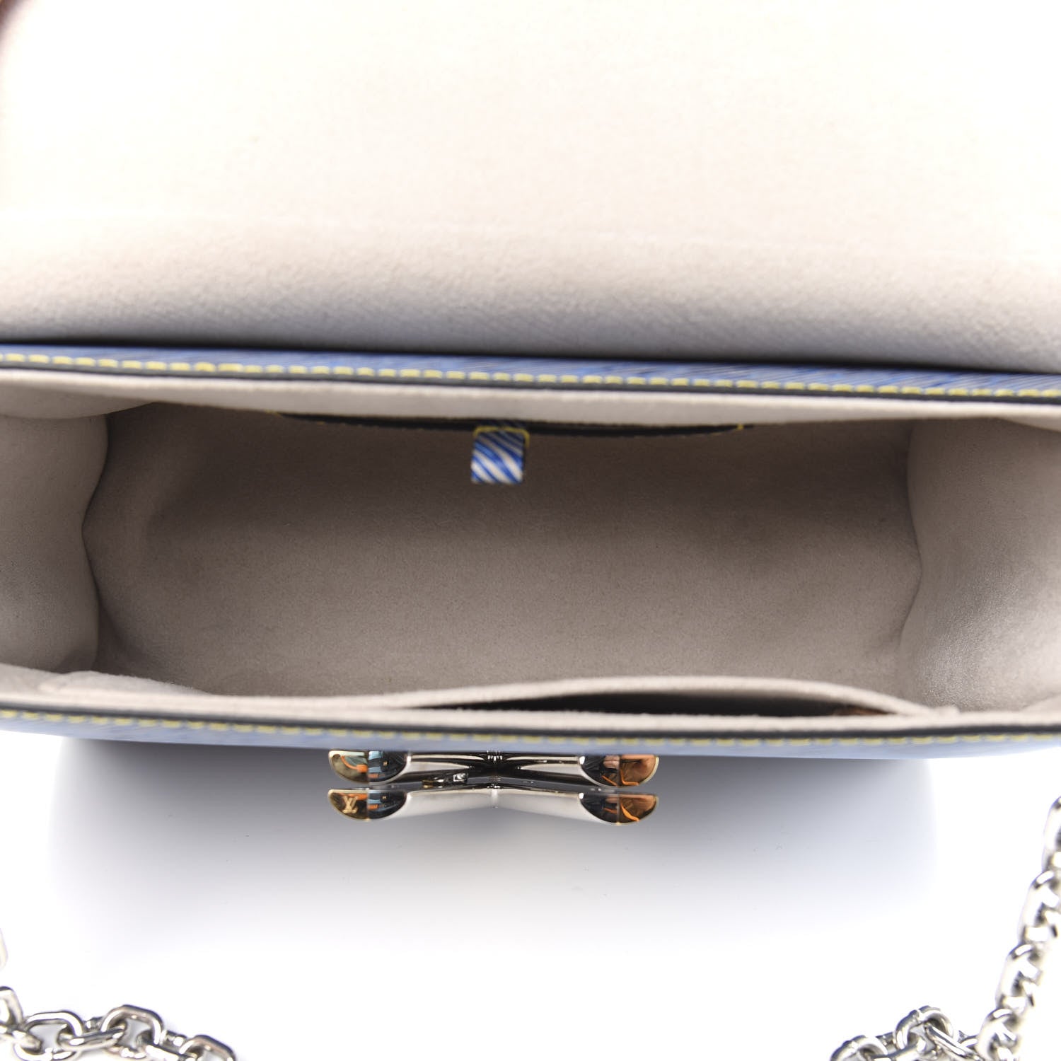 Louis Vuitton Epi Twist Shoulder Bag MM Denim Light 6 of 11