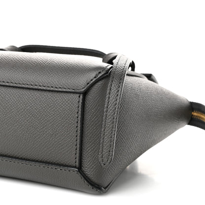 Celine Grained Calfskin Nano Belt Bag Grey 9 of 9