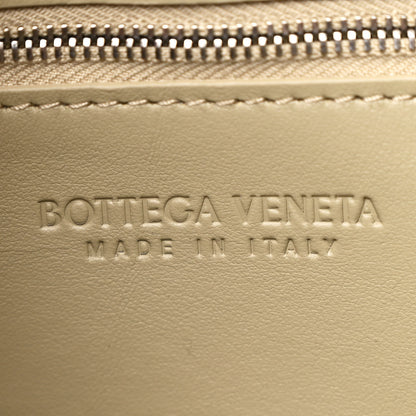 Bottega Veneta Calfskin Maxi Intreccio Cassette With Strap Bag Taupe 6 of 16