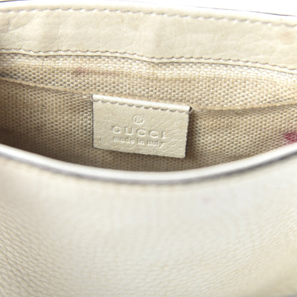 Gucci Pebbled Calfskin Small Soho Flap Crossbody Off White 9 of 11