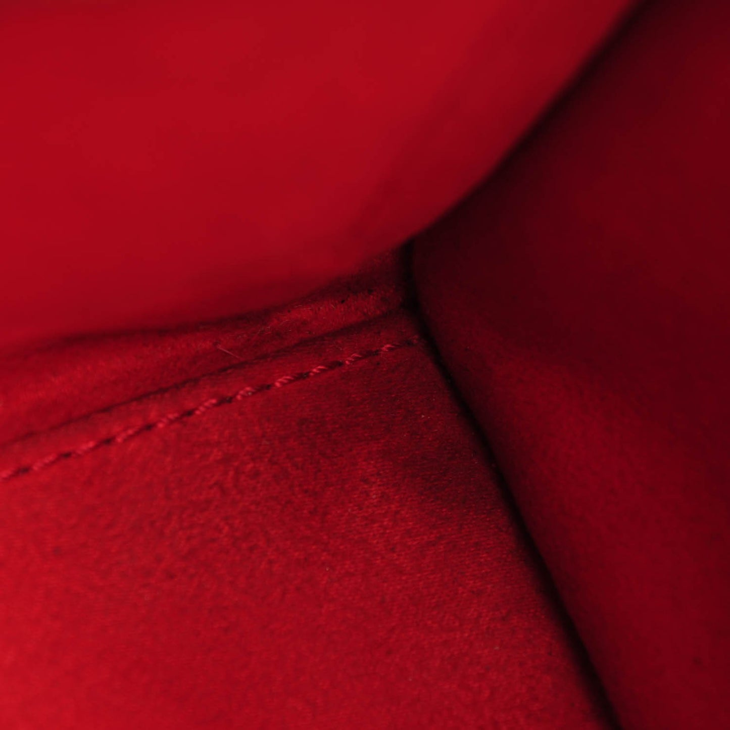 Drummed Calfskin Nano Luggage Coquelicot