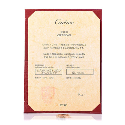 Cartier 18K Pink Gold 3.5mm LOVE Wedding Band Ring 60 9 5 of 5