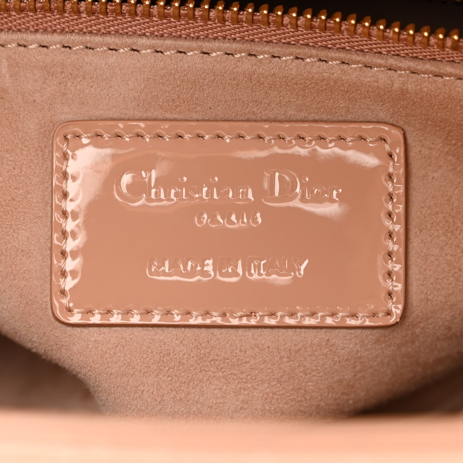 Christian Dior Patent Cannage Small Lady Dior Light Pink 6 of 10