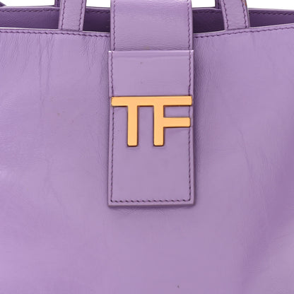 Tom Ford Shiny Calfskin Mini TF East West Tote Hyacinth 8 of 13