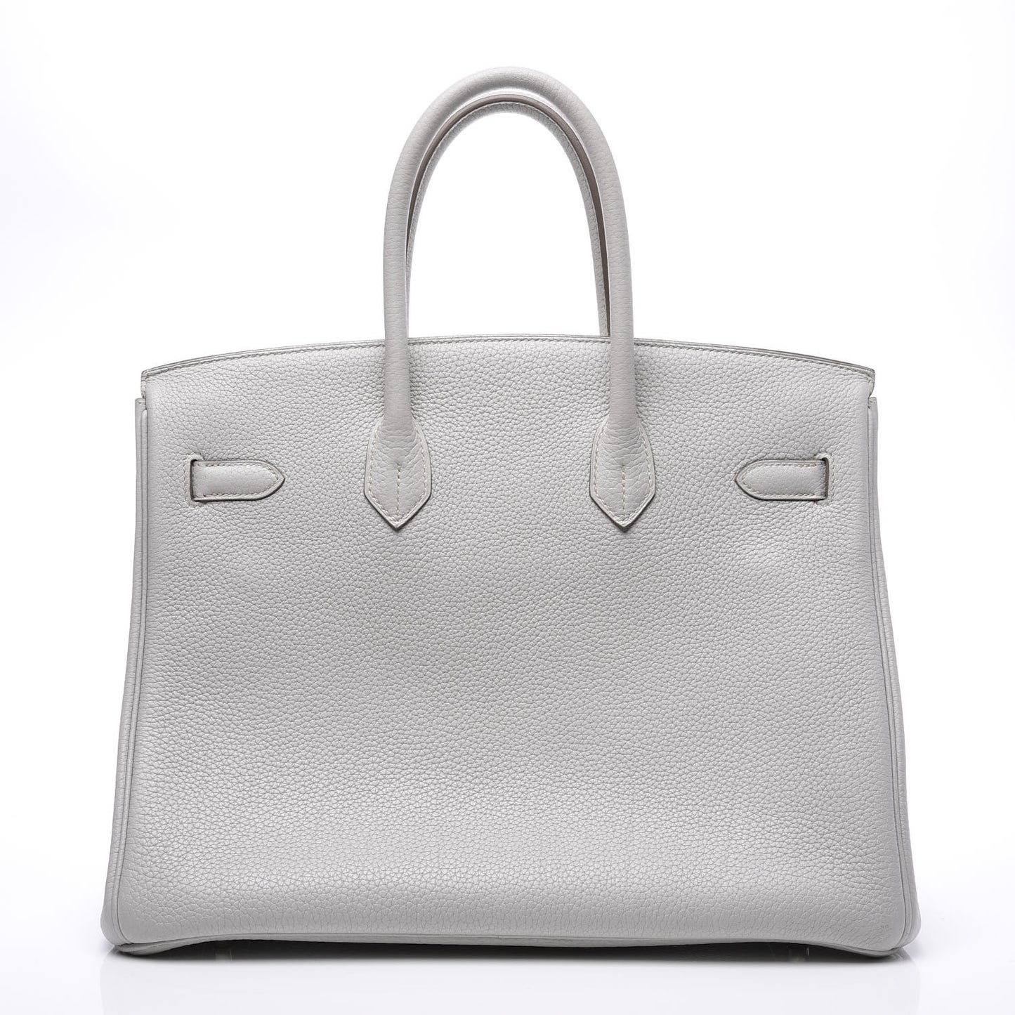 Taurillon Clemence Lizard Club Birkin 35 Gris Perle White Mykonos