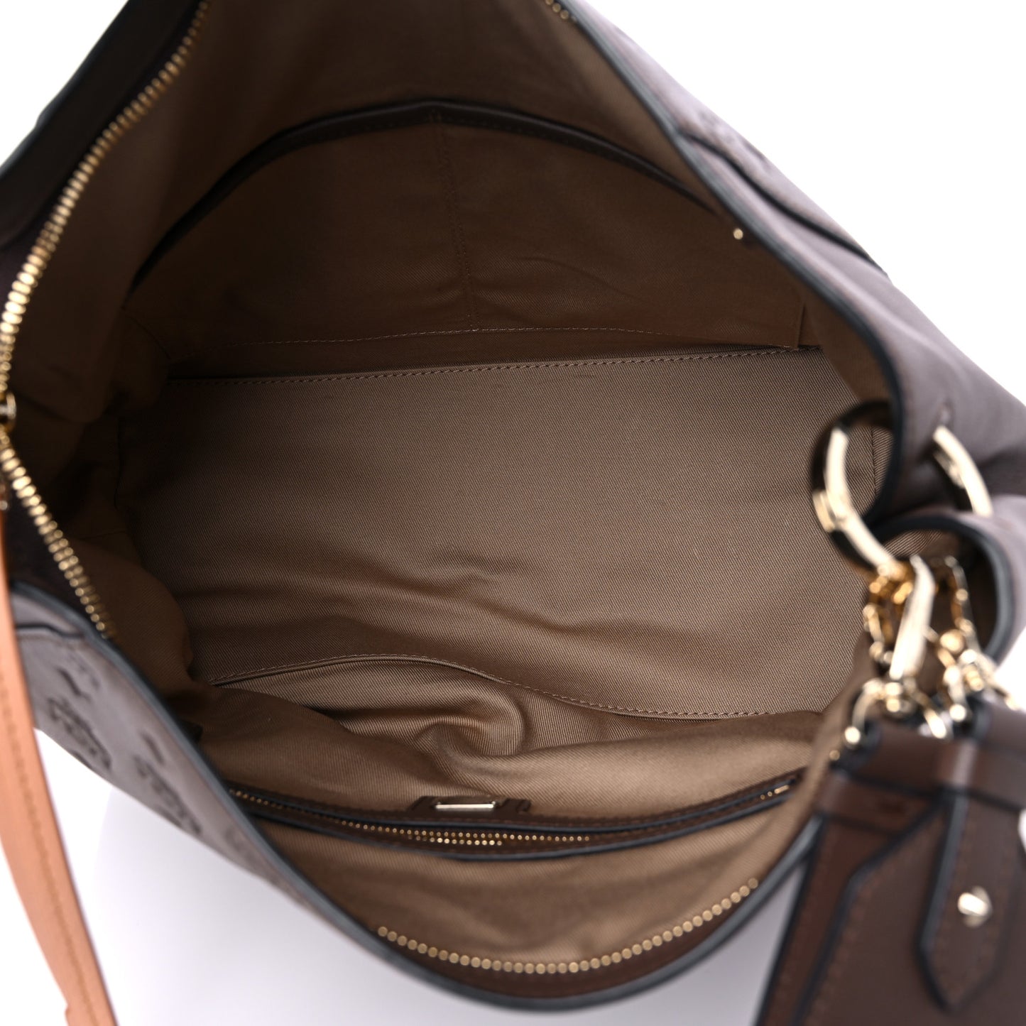 Calfskin Ottomar Monogram Medium Klara Hobo Chestnut
