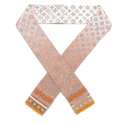 Louis Vuitton Silk Monogram Map Bandeau 1 of 6