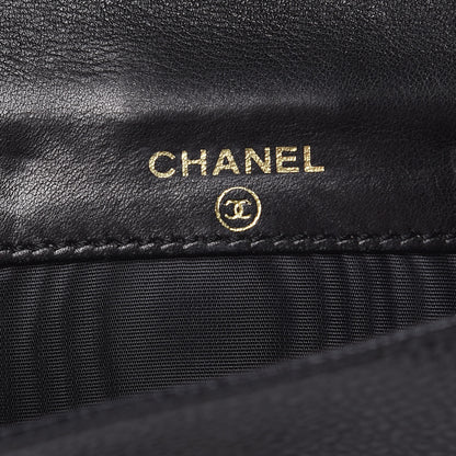 Chanel Caviar Timeless CC Compact Wallet Black 7 of 15