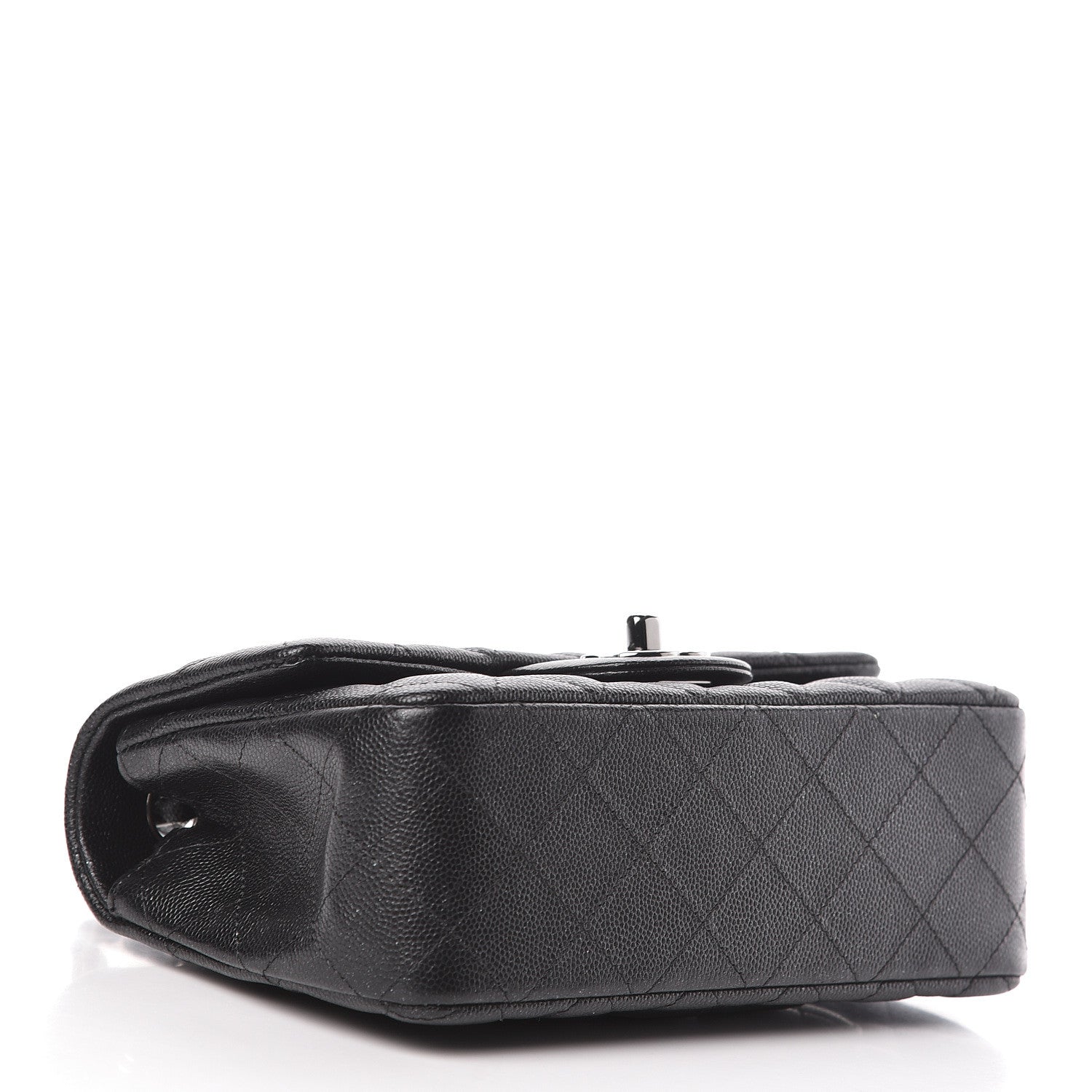 Chanel Iridescent Caviar Quilted Mini Rectangular Flap Black 4 of 12