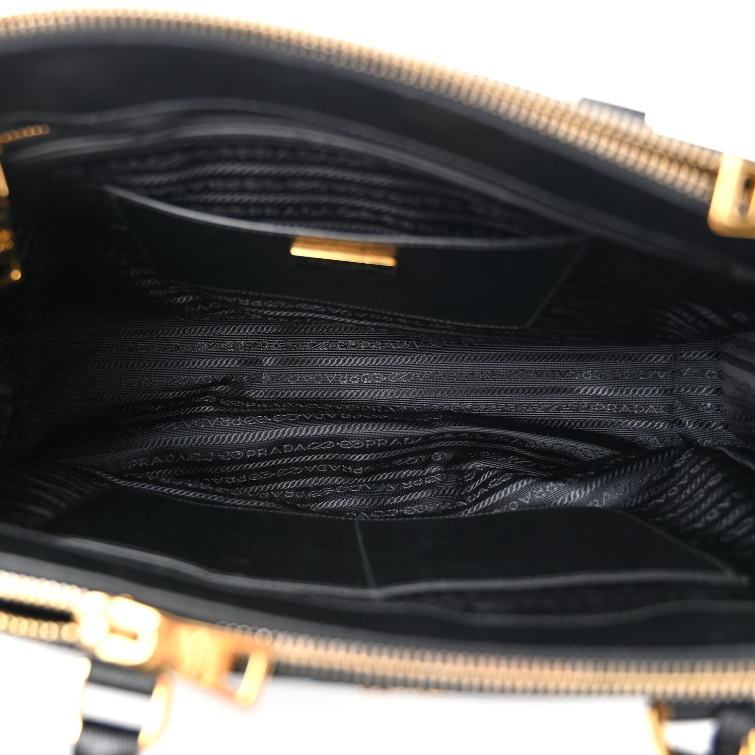 Prada Saffiano Lux Medium Galleria Double Zip Tote Black 5 of 10