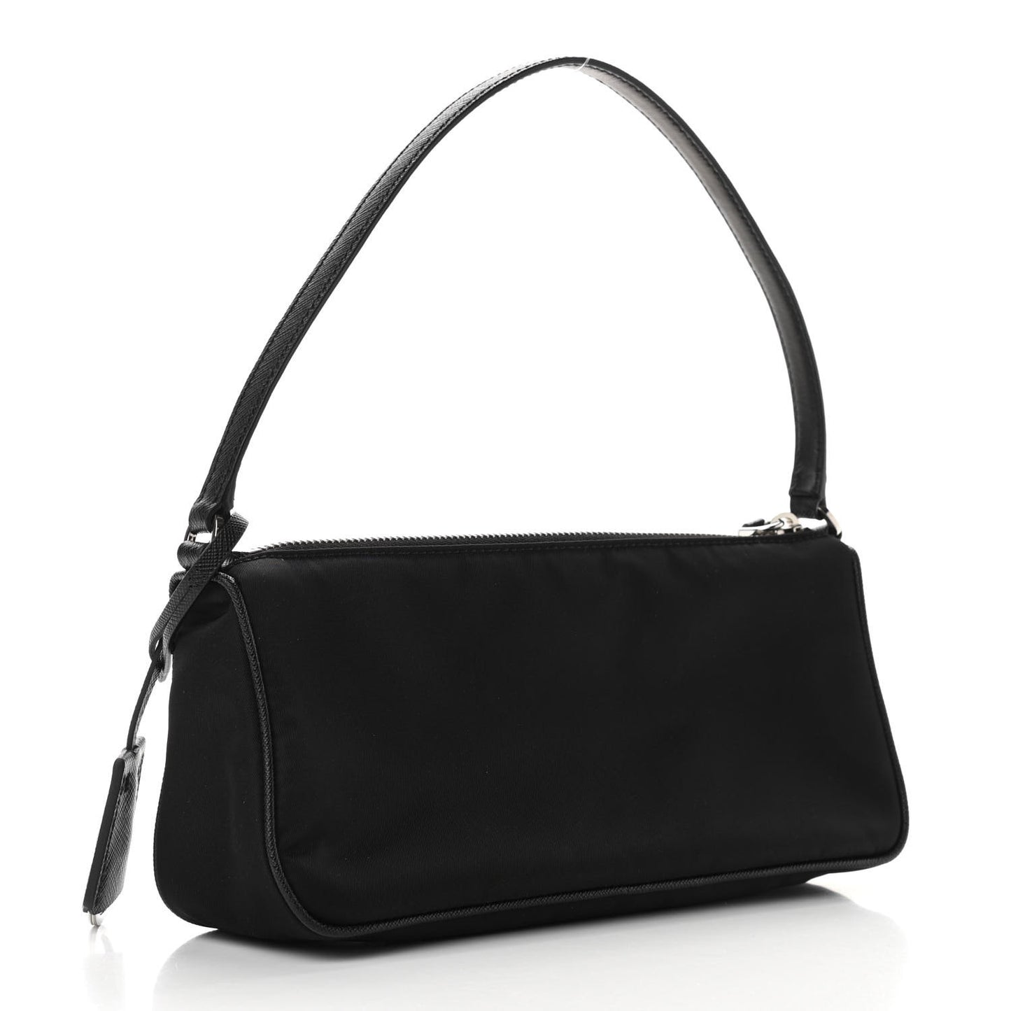 Tessuto Nylon Saffiano Mini Re-Edition 2005 Bag Black