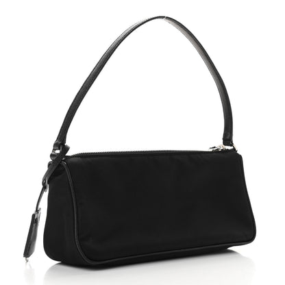 Prada Tessuto Nylon Saffiano Mini Re-Edition 2005 Bag Black 2 of 9