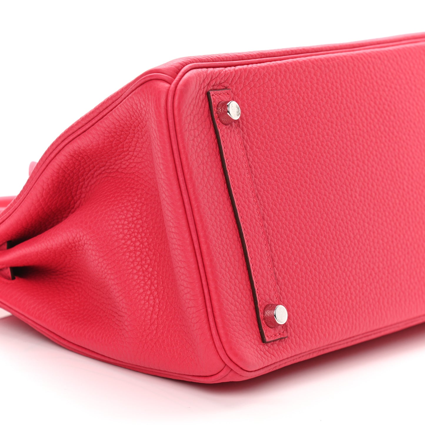 Taurillon Clemence Birkin 30 Rose Extreme