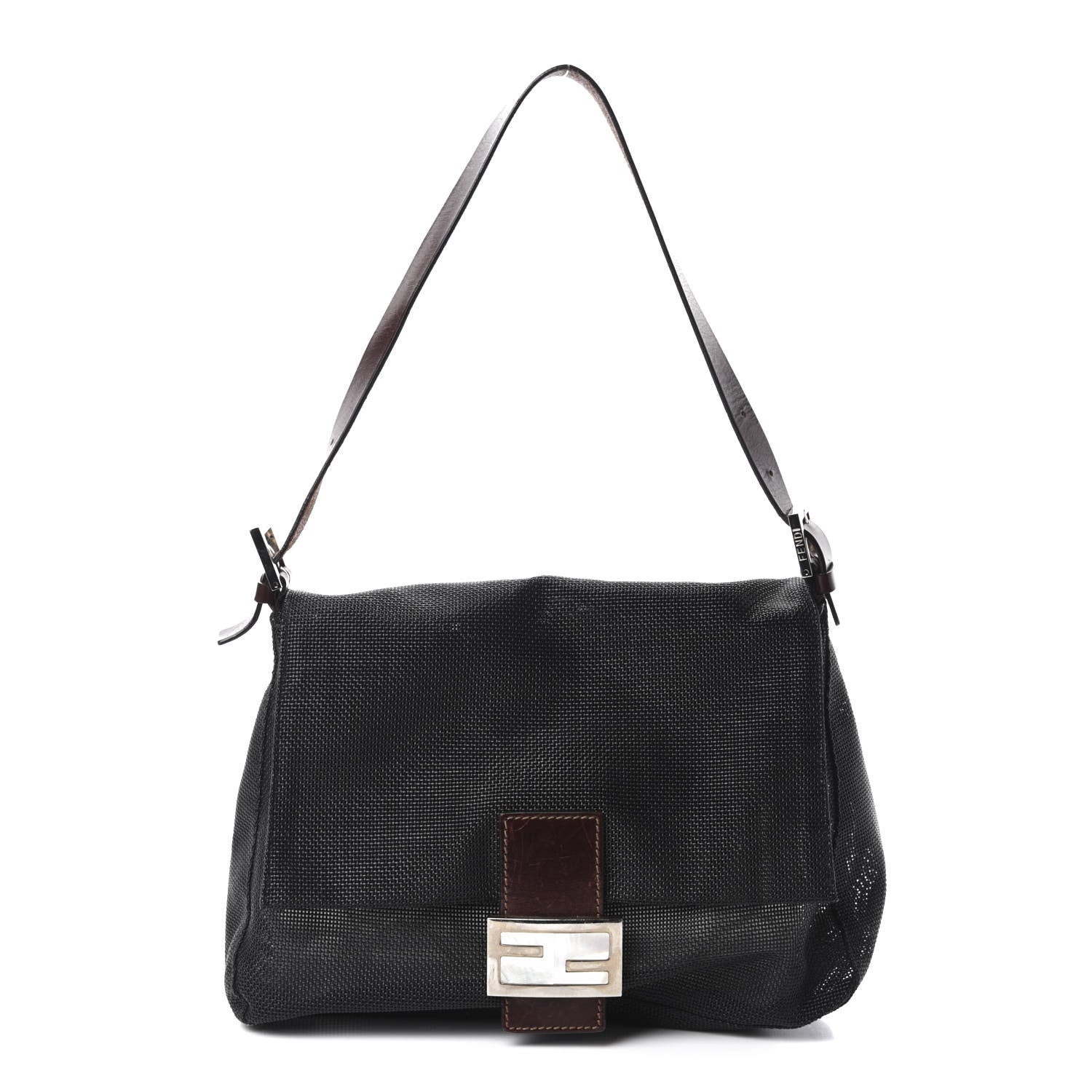 Fendi Mesh Mama Baguette Black 1 of 16