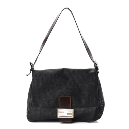 Fendi Mesh Mama Baguette Black 1 of 16