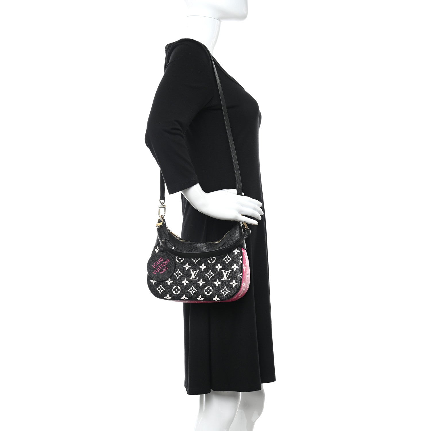 Louis Vuitton Empreinte Monogram Spring in the City Bagatelle NM Black White Pink 2 of 11