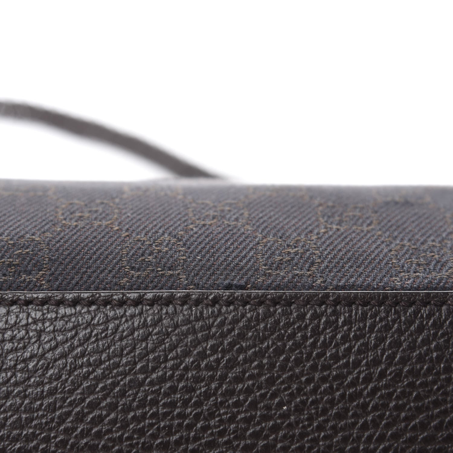 Gucci Monogram Medium Marrakech Hobo Dark Brown 13 of 15
