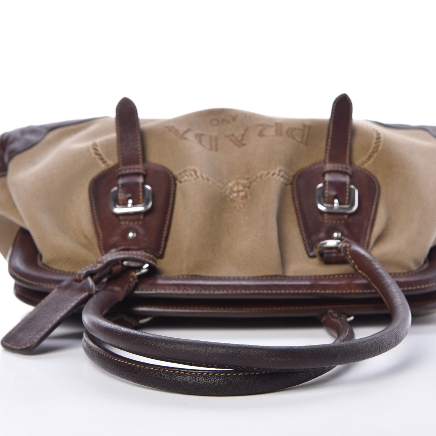 Prada Jacquard Logo Frame Brown 12 of 12