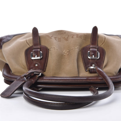 Prada Jacquard Logo Frame Brown 12 of 12