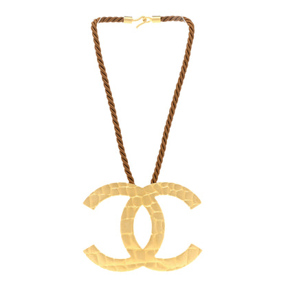 Chanel CC Rope Necklace Gold 4 of 7