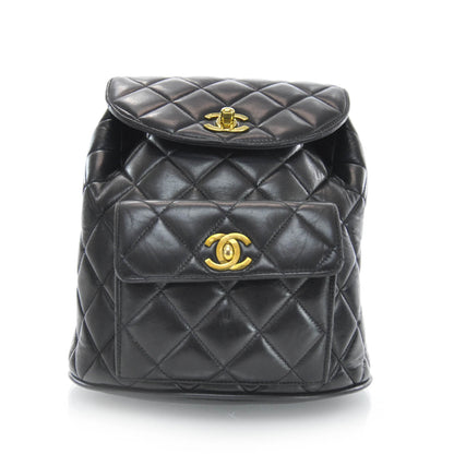 Chanel Lambskin Quilted Backpack Black 1 of 11