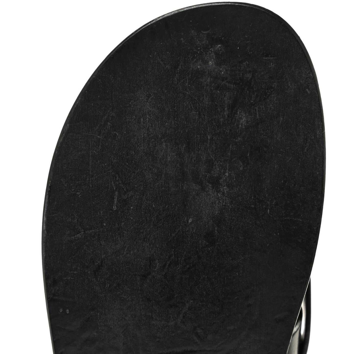 Calfskin Culver Studded Flat Sandals 37 Black
