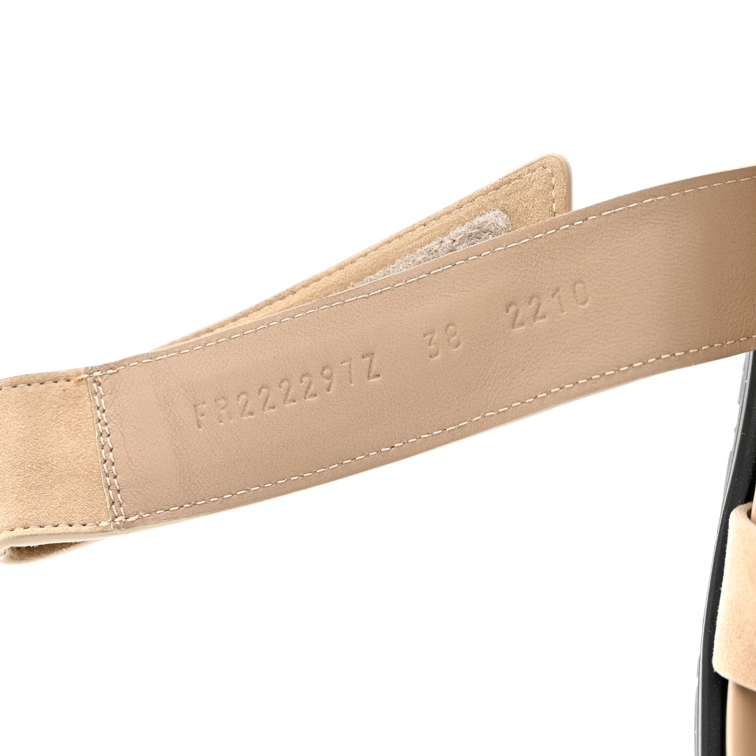 Hermes Suede Goatskin Womens Chypre Sandals 38 Beige Argile 6 of 12