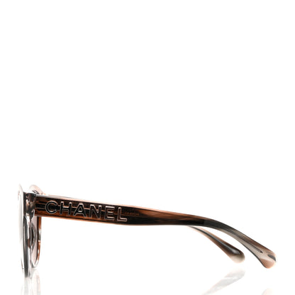 Chanel Acetate Pantos Logo Sunglasses 5458 Brown 3 of 7