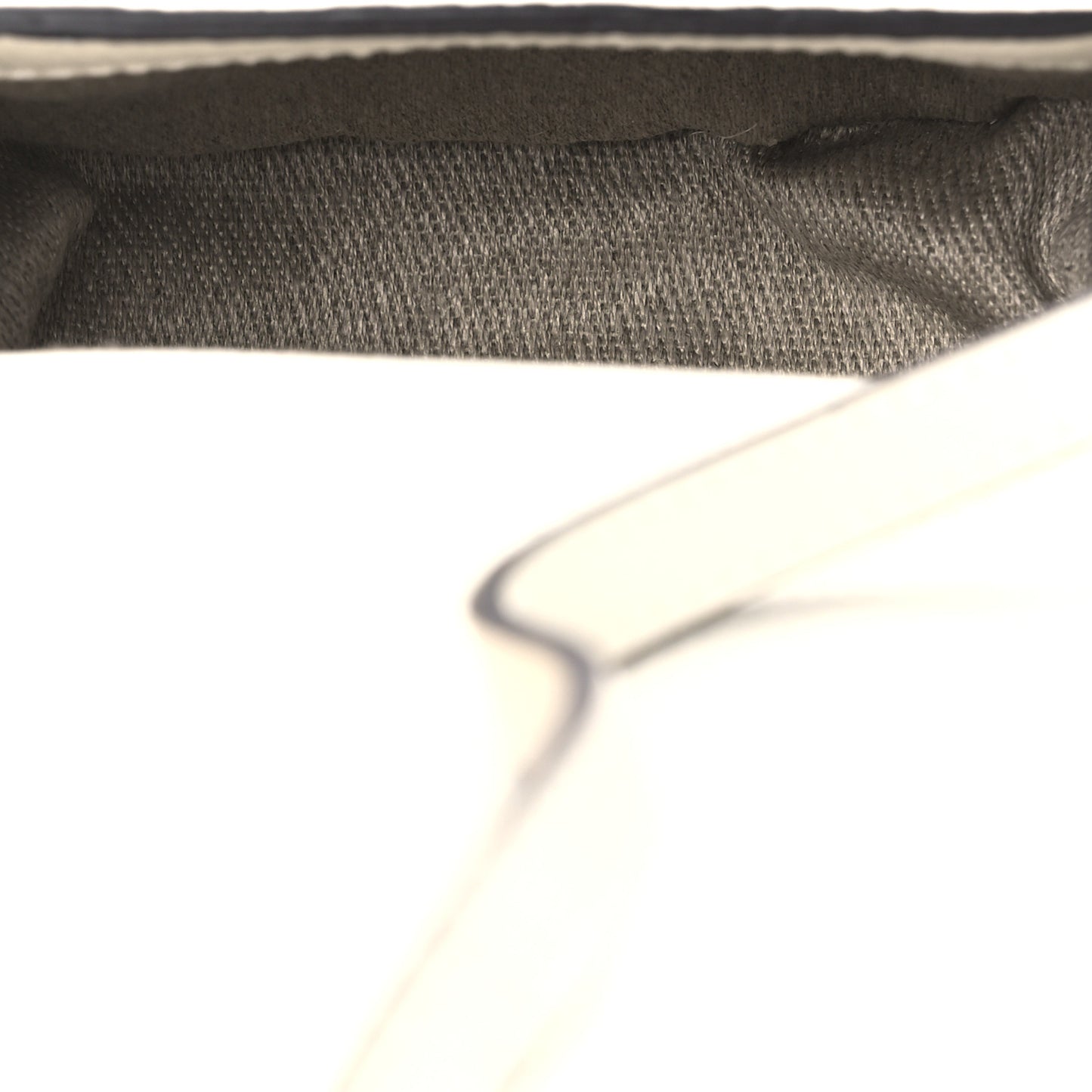 Calfskin Nano Marcie Saddle Bag White