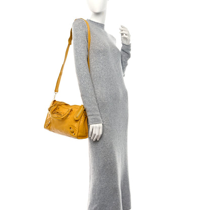 Balenciaga Agneau Classic Silver Hardware City S Jaune Epi 2 of 13