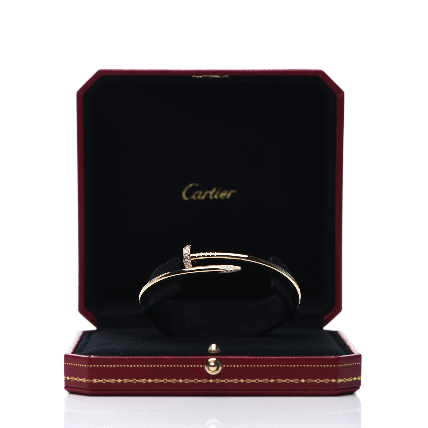 Cartier 18K Yellow Gold Diamond Juste Un Clou Bracelet 18 5 of 5