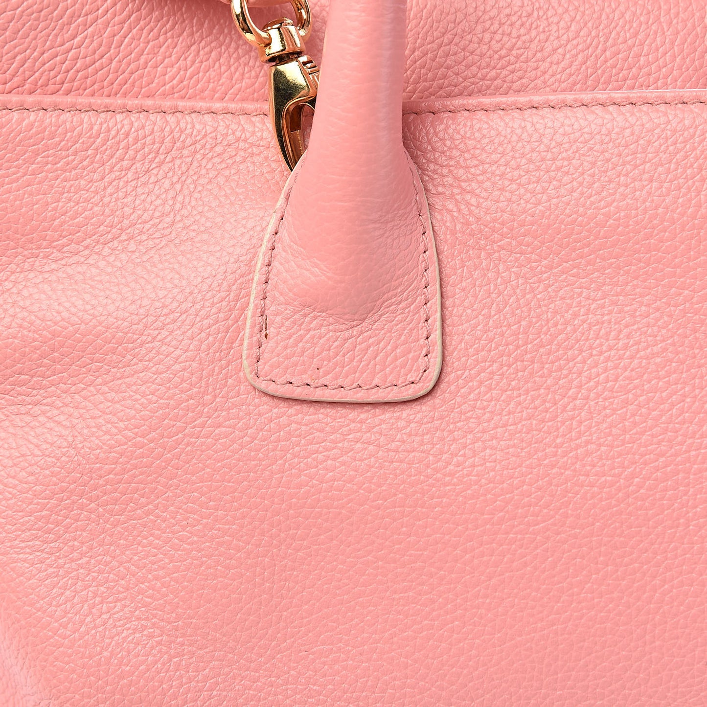 Calfskin Cerf Shopper Tote Pink