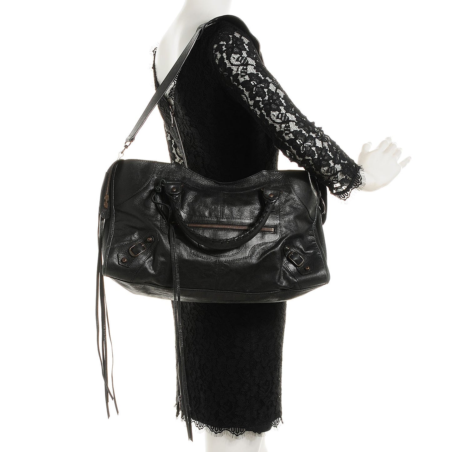 Agneau Classic Hardware Part Time Black