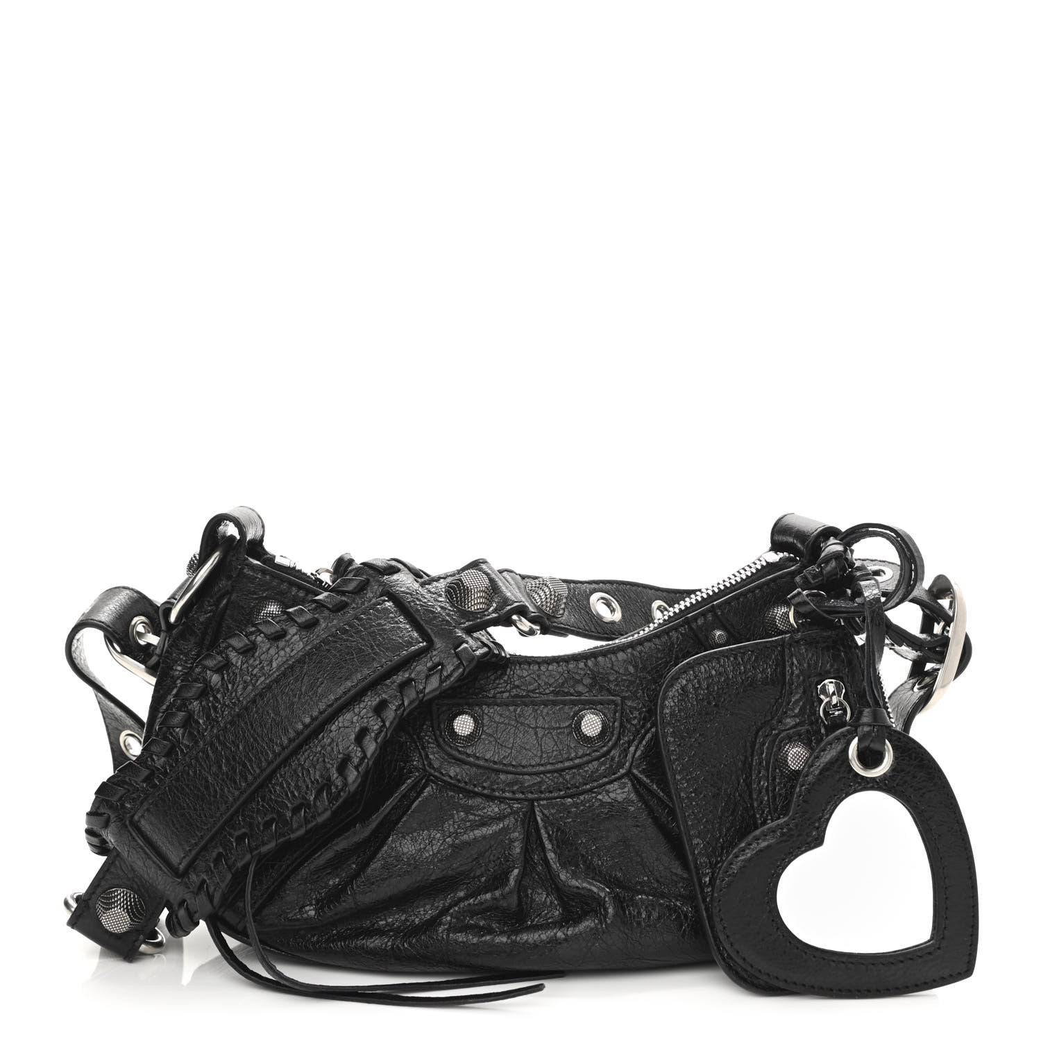Balenciaga Agneau Arena Le Cagole Shoulder Bag XS Black 1 of 10