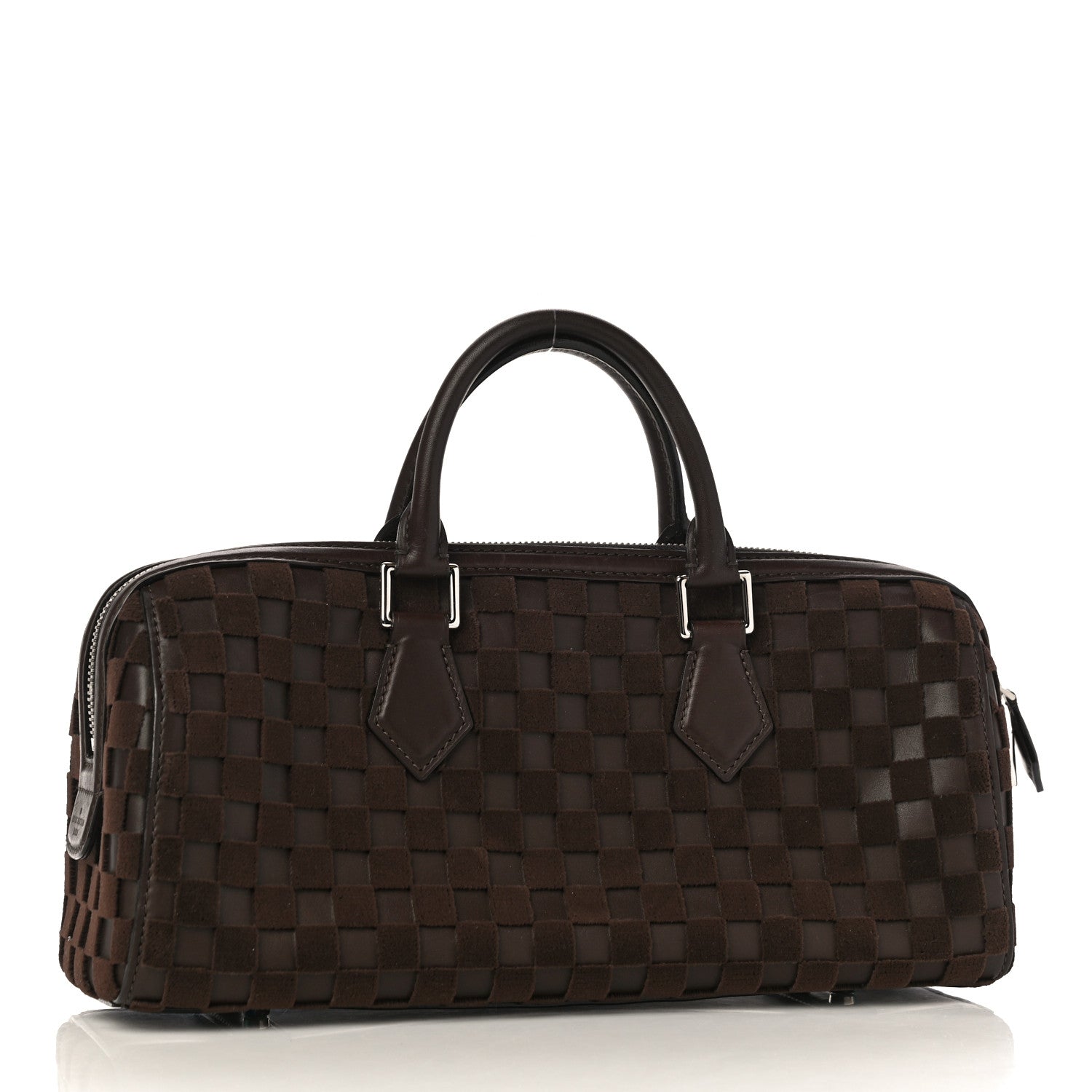 Louis Vuitton Damier Cubic Speedy East West Brown 3 of 14