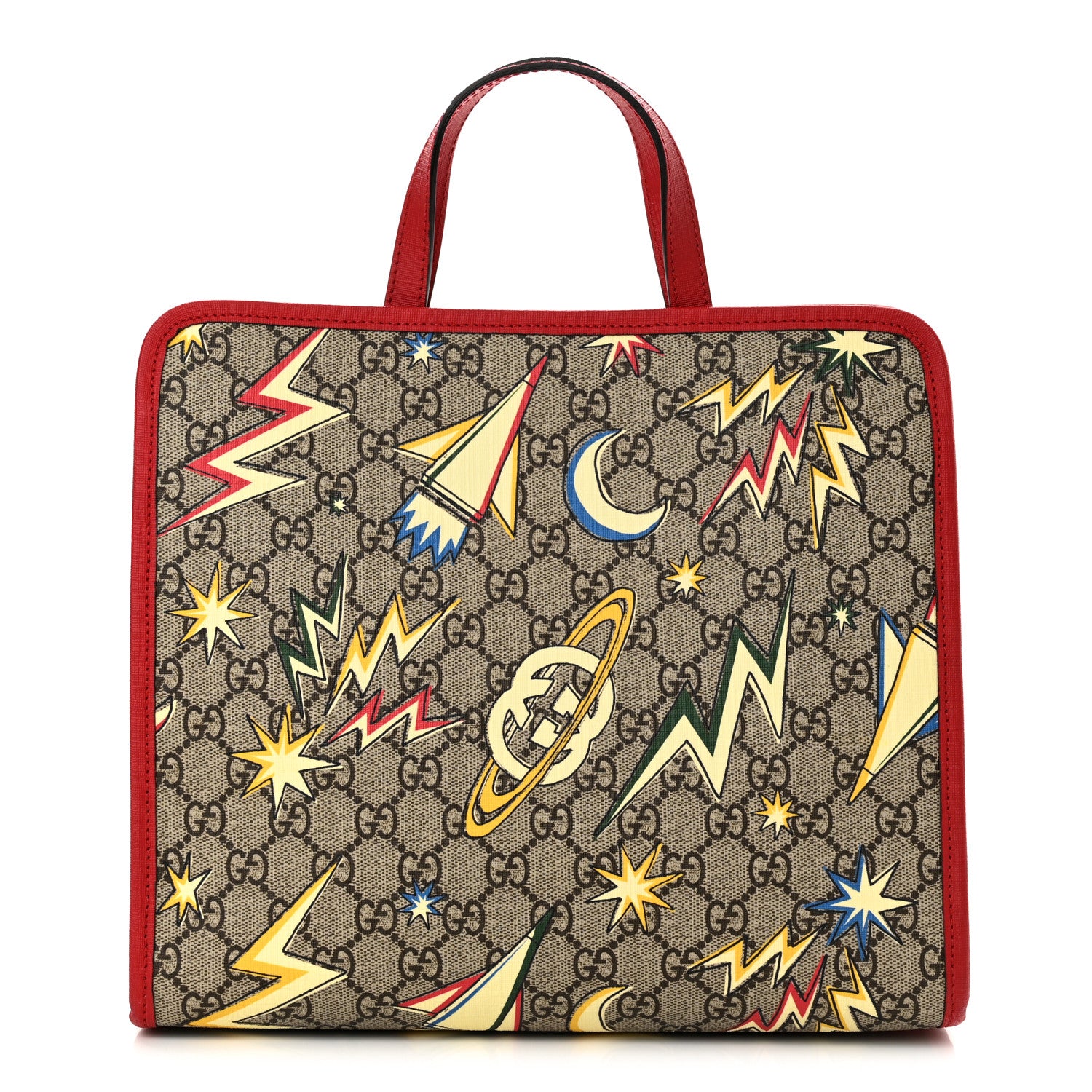 Gucci GG Supreme Monogram Space Childrens Tote 1 of 10