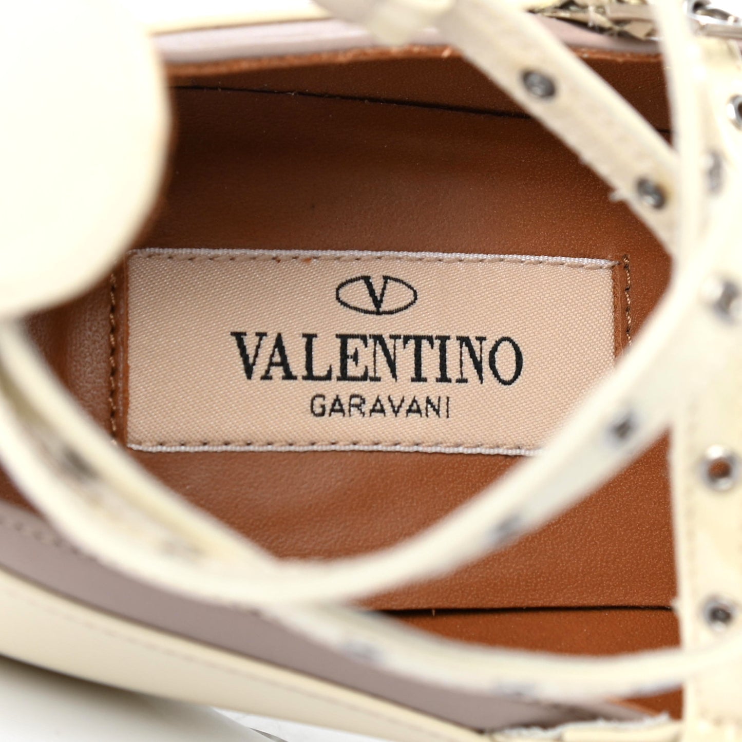 Patent Love Latch 50mm Pumps 36 Light Ivory Poudre