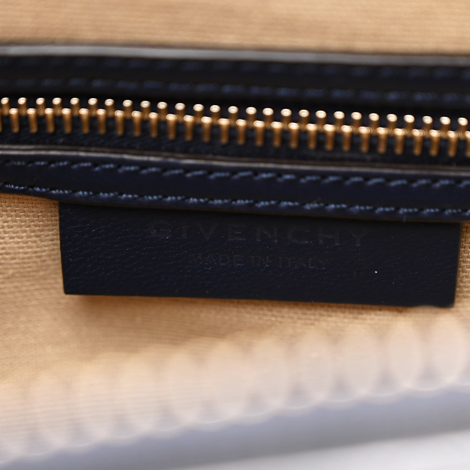Givenchy Calfskin Crocodile Embossed Small Antigona Navy 6 of 10