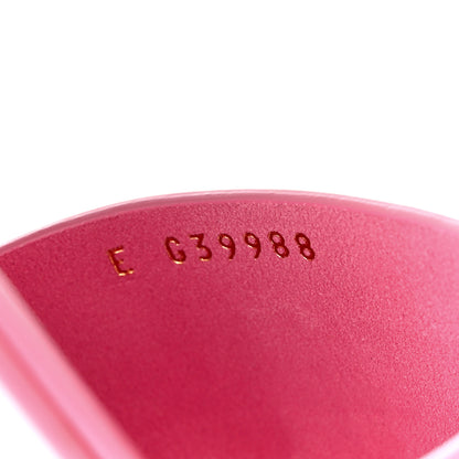 Chanel Calfskin Patent Calfskin Logo Mules 41 Pink Black 8 of 9