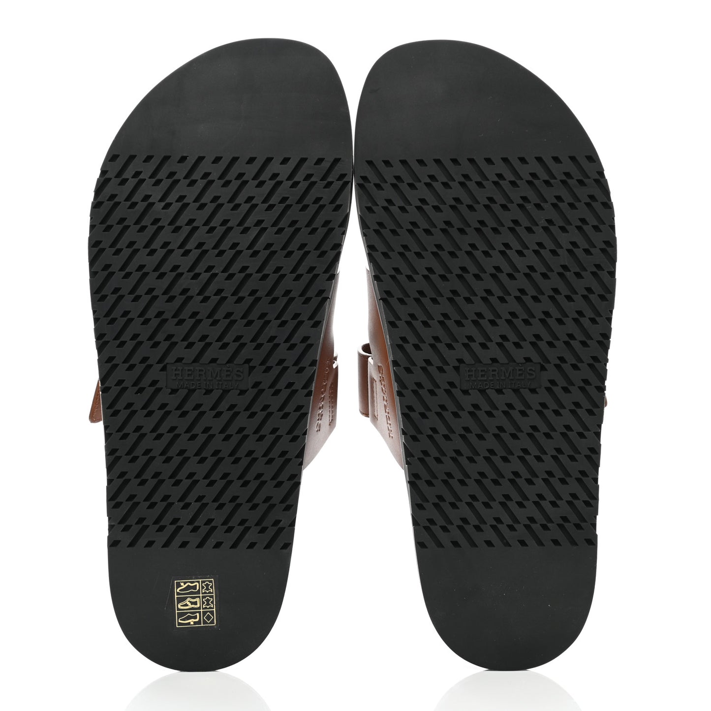 Calfskin Mens Chypre Sandals 42.5 Naturel