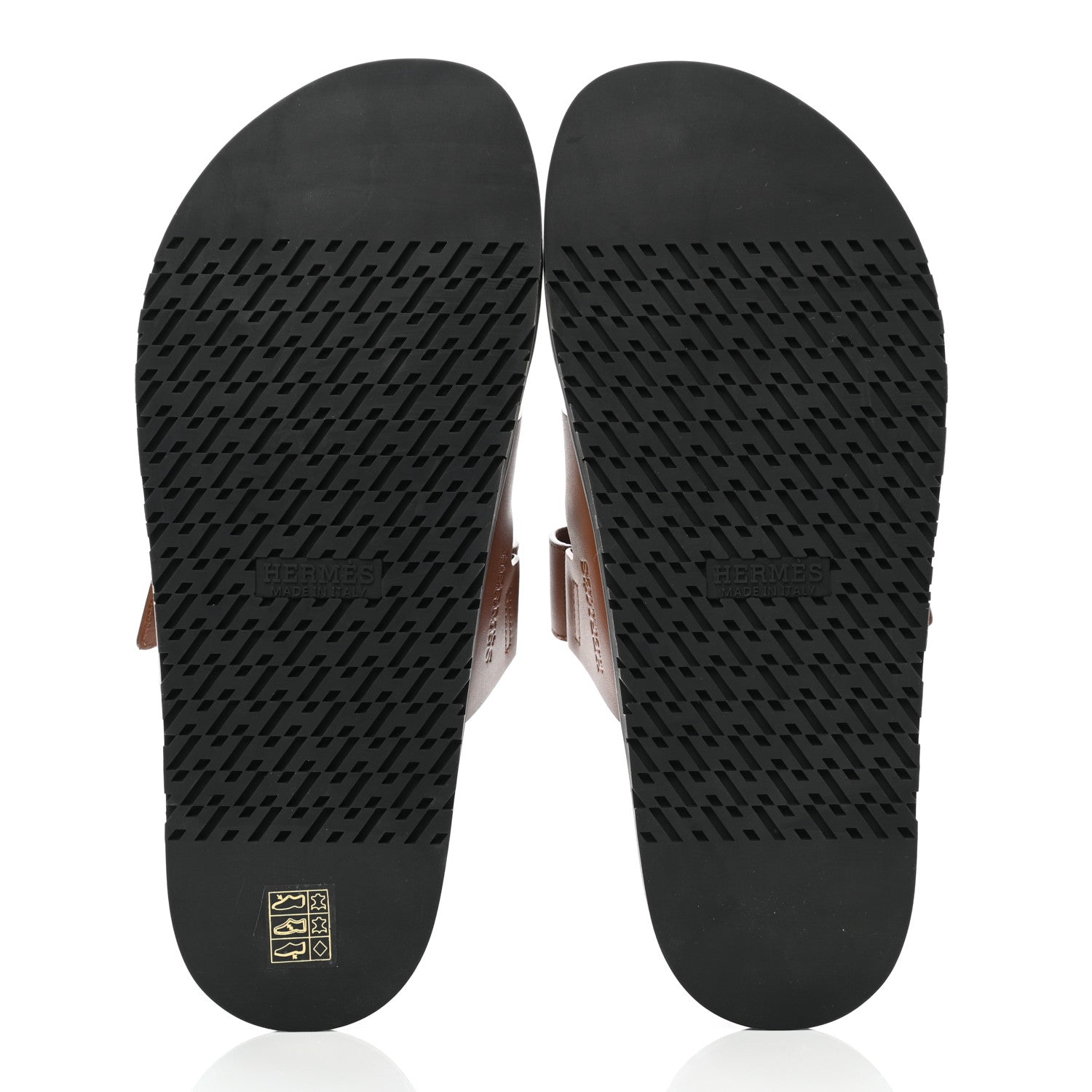 Hermes Calfskin Mens Chypre Sandals 42.5 Naturel 5 of 9